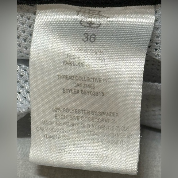 Vintage No Fear Cargo Shorts Mens 36 Black Lightweight Hybrid Beachwear Y2k - Picture 8 of 8